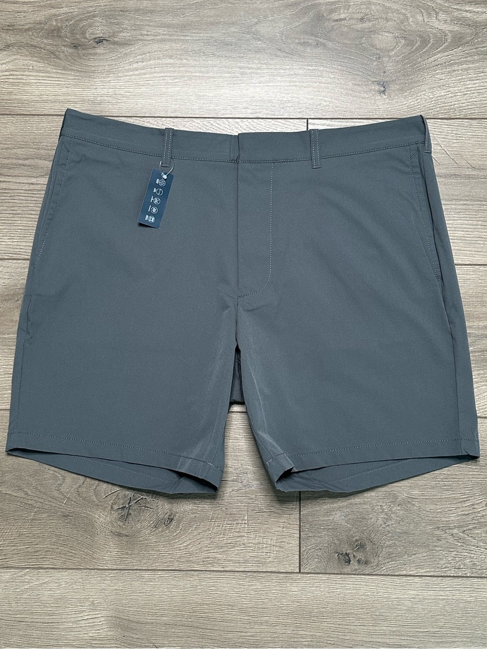 J. Crew 7” Tech Chino Stretch Shorts Gray Size 36